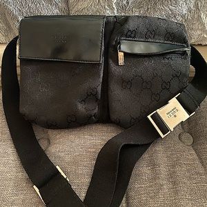 Gucci Black Fanny Pack
